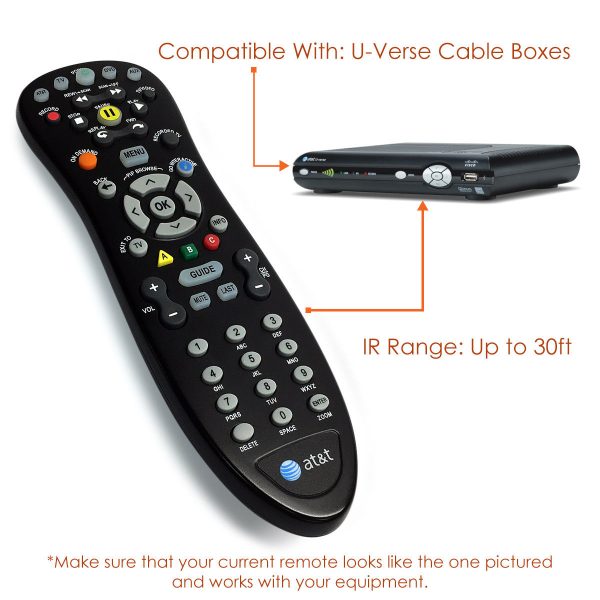 At&t U-Verse S10-S2 Remote Control Uverse Online