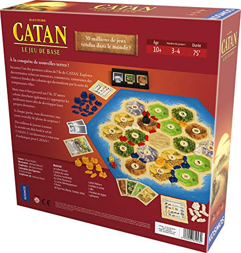 Asmodee Catan Juego de estrategia - Kosmos, De 10 años, 3 a 4 jugadores, 75 minutos (Idioma Francés) Embalaje Deteriorado For Discount