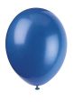 Unique-80006 Globos de Látex de 30 cm, Color Azul (Evening Blue), Pack de 10 (80006) Embalaje Deteriorado Supply