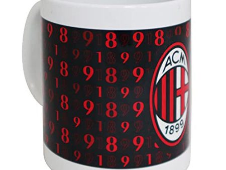 Taza Milan de cerámica con interior blanco y texto en negro. Producto oficial Reacondicionado For Discount